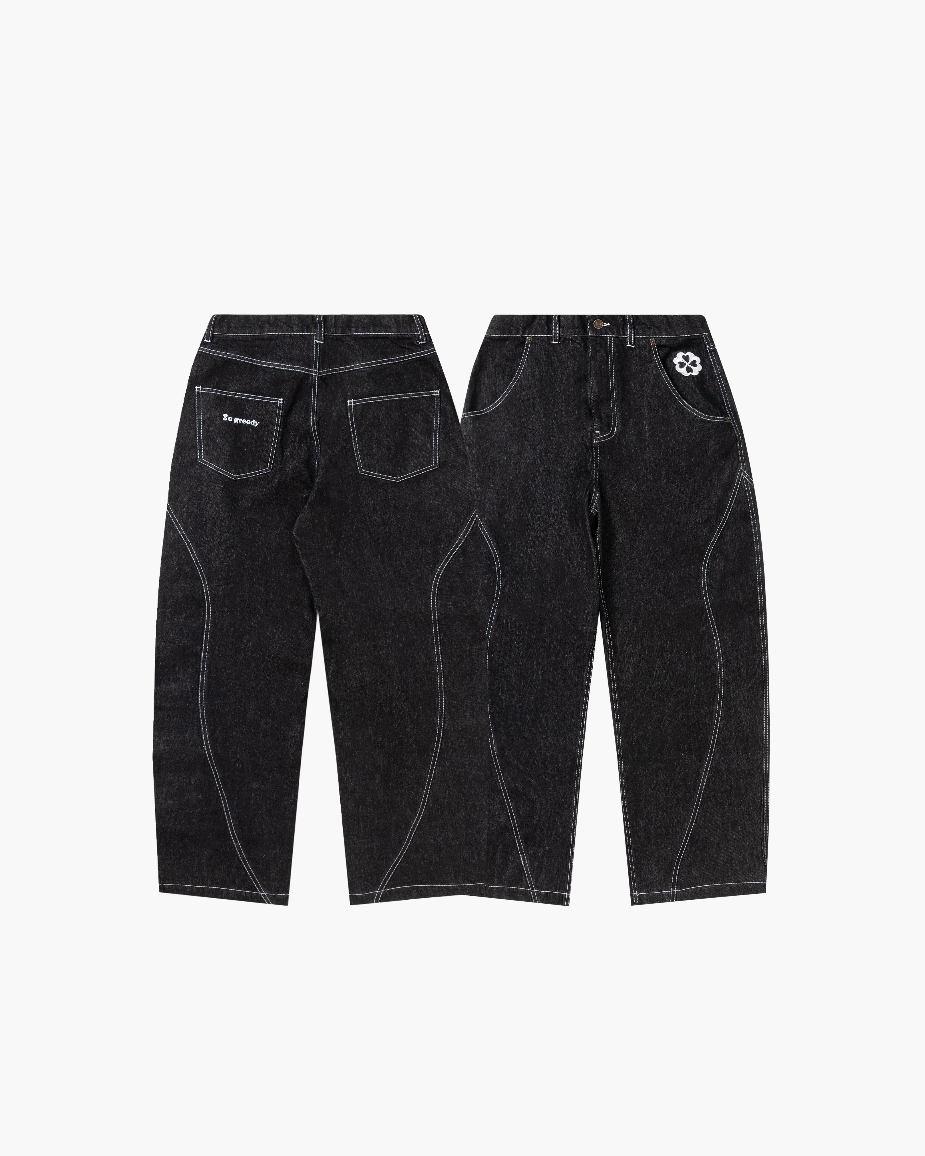 Stitch Buggy Denim (Black)